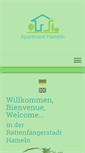 Mobile Screenshot of apartment-hameln.de